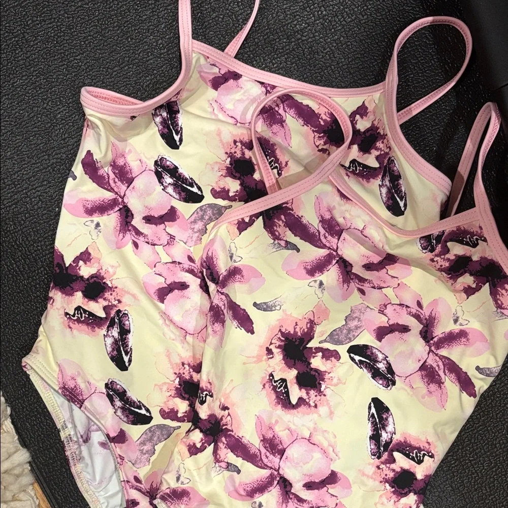 Dippin’ Daisys Floral Kids Swim One Piece-  Size 4 available